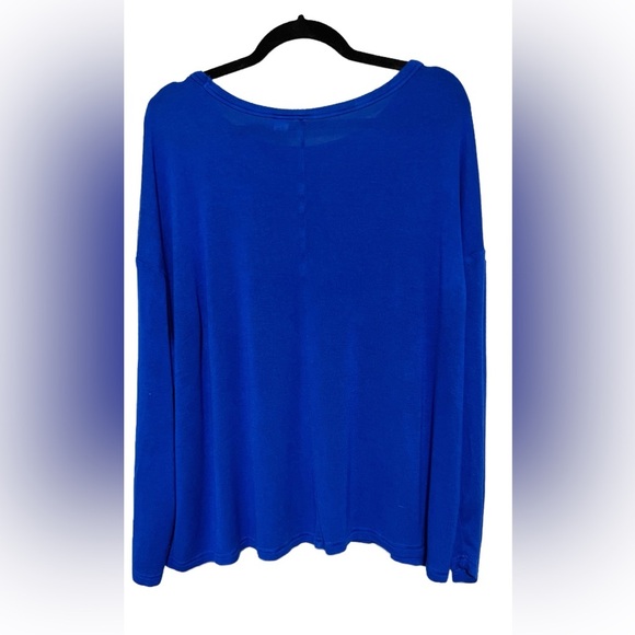 Old Navy Relaxed Scoop-Neck Top, Size 2X (20/22), Cosmic Blue - Picture 5 of 6
